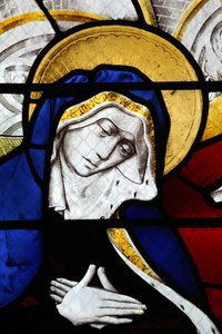 Cattedrale di Moulins. Vetrata. Dolore della Vergine da Unbekannt
