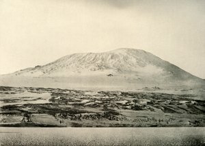 Monte Erebus...Il vecchio cratere a sinistra, c1908, 1909 da Unbekannt