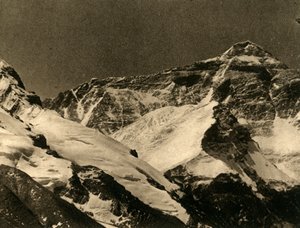 Monte Everest dal Campo Base, c1918-c1939 da Unbekannt