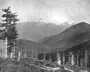 Monte Hood, Oregon, USA, c1900 da Unbekannt