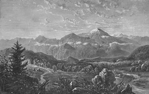 Monte Washington e le Colline Bianche, 1883 da Unbekannt