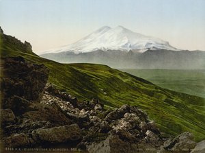 Montagna vicino a Kislovodsk, Russia, c1895 da Unbekannt