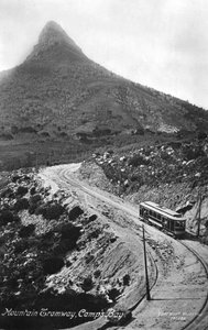 Funivia di montagna, Camps Bay, Città del Capo, Sudafrica, 1917 da Unbekannt