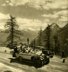 Vista montana a Schöneck sulla Grossglockner High Alpine Road, Austria, c1935 da Unbekannt