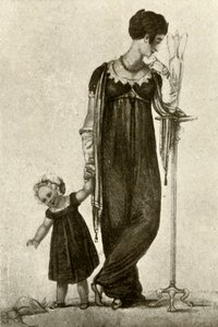 Abito da lutto di madre e figlio, 1809, 1937 da Unbekannt