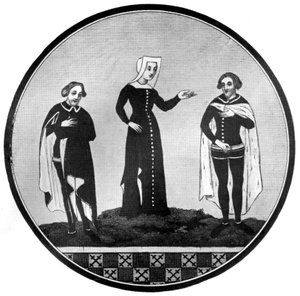 Abiti da lutto, XIV secolo, 1910 da Unbekannt