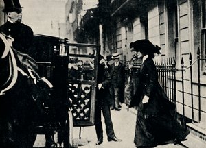 Il signor Churchill parte per la luna di miele, 1908 da Unbekannt