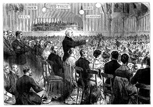 Mr Gladstone a Leeds, fine XIX secolo da Unbekannt