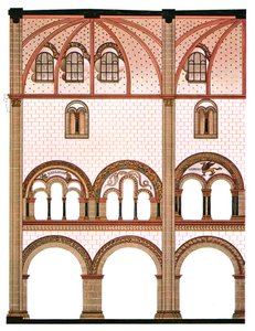 Affresco nella navata della chiesa di San Severo a Boppard, Germania da Unbekannt