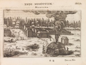 Moscovia, Milagona. Illustrazione al Journael vande legatie di Antonis Goeteeris
