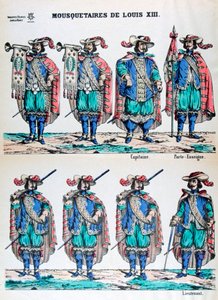 Moschettieri di Luigi XIII da Unbekannt