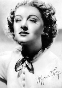 Myrna Loy, attrice americana, c1930s-c1940s