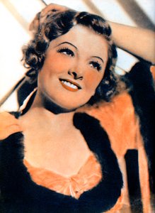 Myrna Loy, attrice americana, 1934-1935 da Unbekannt