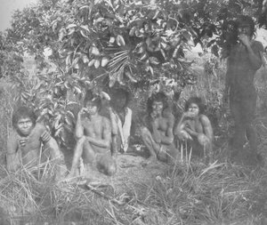 Indiani Nambikwara dello Stato di Mato Grosso, pacificati dal colonnello Rondon, ma non ancora completamente dr da Unbekannt