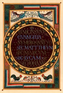 Nomi dei quattro evangelisti, c800 d.C. da Unbekannt