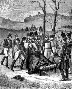 Napoleone corse verso Duroc, che era ancora vivo, 1813 1882-1884