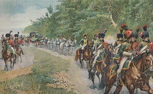 Il modo di viaggiare di Napoleone, c1800, 1896