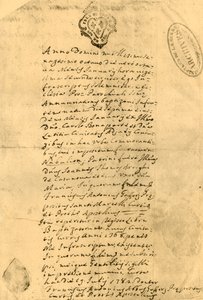 Certificato di nascita di Napoleone, 21 luglio 1771, 1921 da Unbekannt
