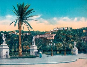 Napoli - Entrata Villa Comunale, c1900