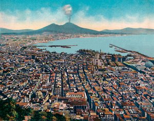 Napoli - Panorama da S. Martino da Unbekannt