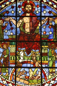 Museo Nazionale dei Monumenti Francesi. Antica chiesa dei Cordeliers, Chateauroux. Vetrata del Giudizio Universale, Parigi, Francia da Unbekannt