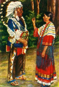 Coppia di nativi americani, c1928