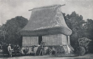 Casa nativa, Isole Fiji, 1923 da Unbekannt