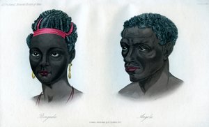 Nativi di Benguela e Angola, 1848