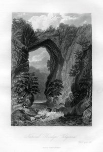 Ponte Naturale, Virginia, USA, 1855