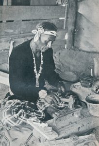 Gioielli in argento e turchese Navajo da Unbekannt