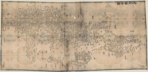 Mappa della Mongolia interna ed esterna da Unbekannt