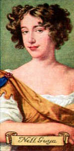 Nell Gwyn, da una serie di carte da sigarette, 1935 da Unbekannt