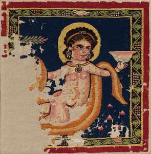 Nereide ninfa del mare da un arazzo, fine 300 - 400 da Unbekannt