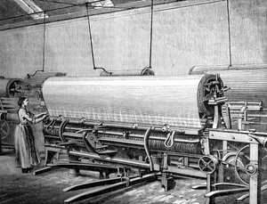 Telaio per reti nella fabbrica Stuarts da Unbekannt