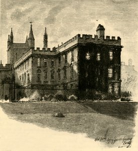 New College, dai giardini, 1898 da Unbekannt