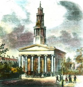 Nuova chiesa di St. Pancras, 19° secolo da Unbekannt