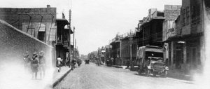 Nuova strada, Baghdad, Mesopotamia, Prima Guerra Mondiale