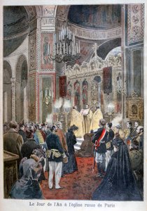 Capodanno alla chiesa russa di Parigi da Unbekannt