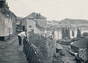 Newlyn - Vista del villaggio e del porto, 1895