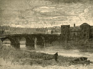 Ponte e castello di Newport, 1898