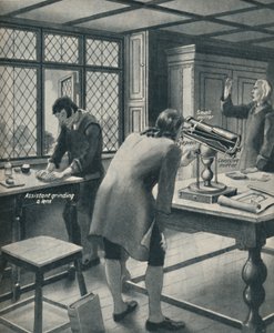 Newton inventa un nuovo telescopio da Unbekannt