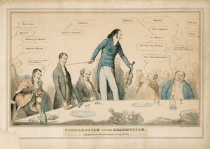 Niccolò Paganini - caricatura