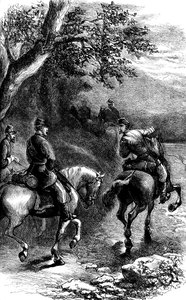 Marcia notturna su Harpers Ferry, Virginia, c1861 c1880 da Unbekannt