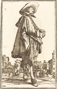 Nobile con le mani giunte da Unbekannt