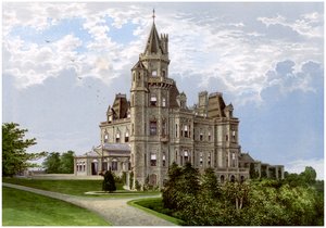 Normanhurst, Sussex, casa della famiglia Brassey, c1880