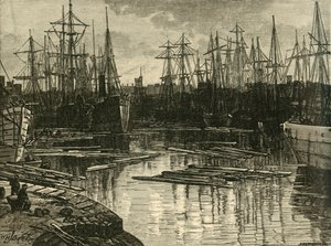 North Dock, Swansea, 1898 da Unbekannt