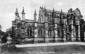 Facciata nord, Cappella di Rosslyn, Midlothian, Scozia, XX secolo