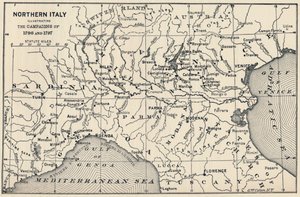 Italia settentrionale - Illustrazione delle campagne del 1796 e 1797, 1896