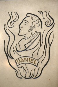 Chiesa cattolica Notre Dame de France, Londra. Profeta Daniele, Londra, Gran Bretagna