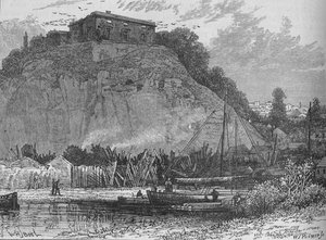 Castello di Nottingham, c1880
